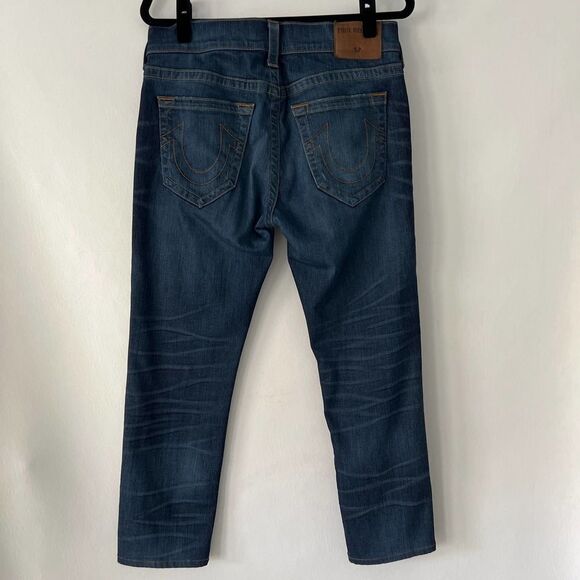 True Religion Rocco Relaxed Skinny Jeans Button Fly womens size 31 - Picture 4 of 9